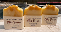 Citrus Turmeric Tallow Soap