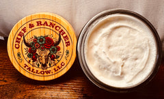 Vanilla bean infused whipped tallow