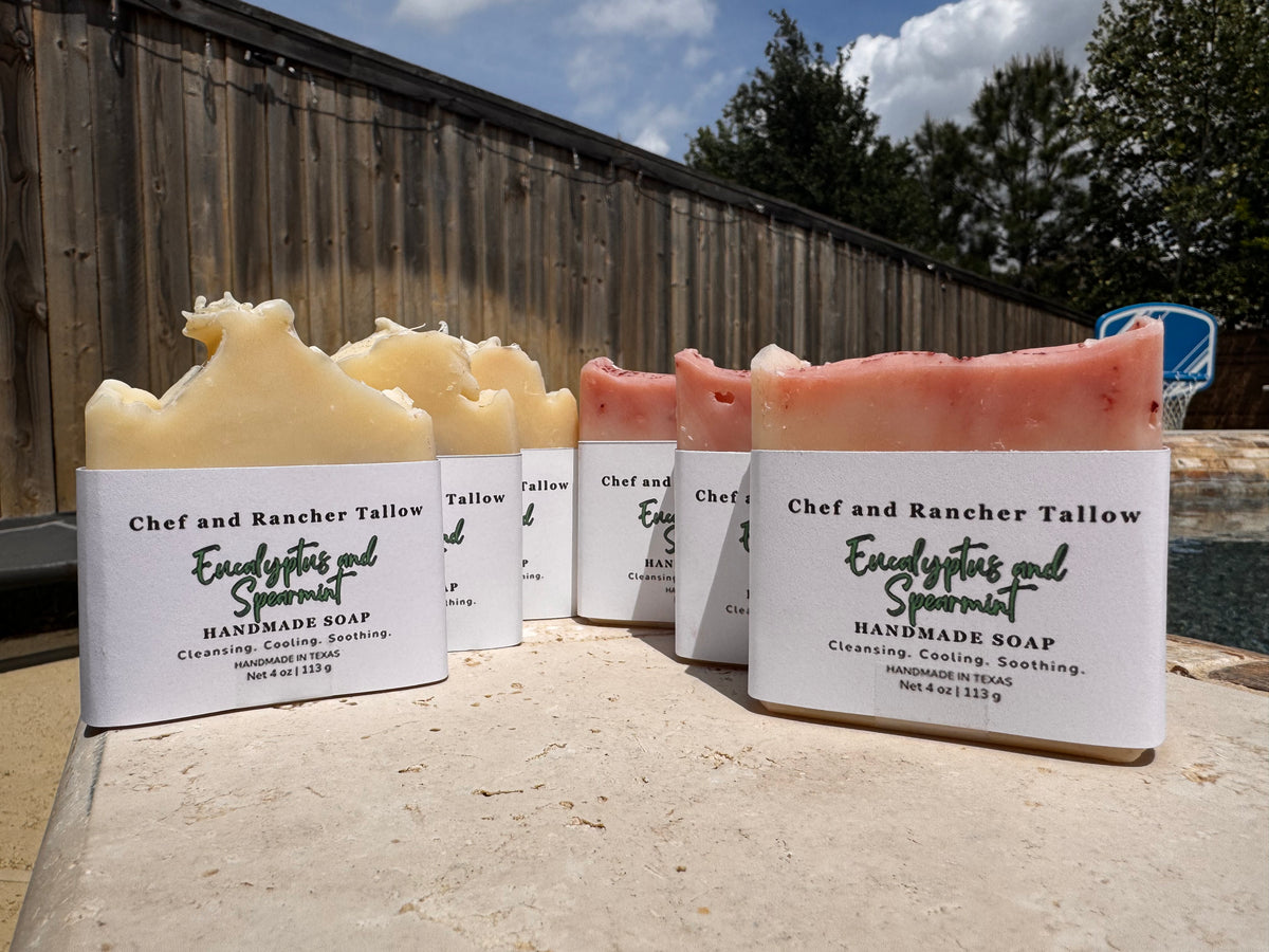 Eucalyptus and Spearmint Tallow Soap Bar