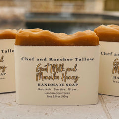 Goat Milk and Manuka Honey Tallow Soap